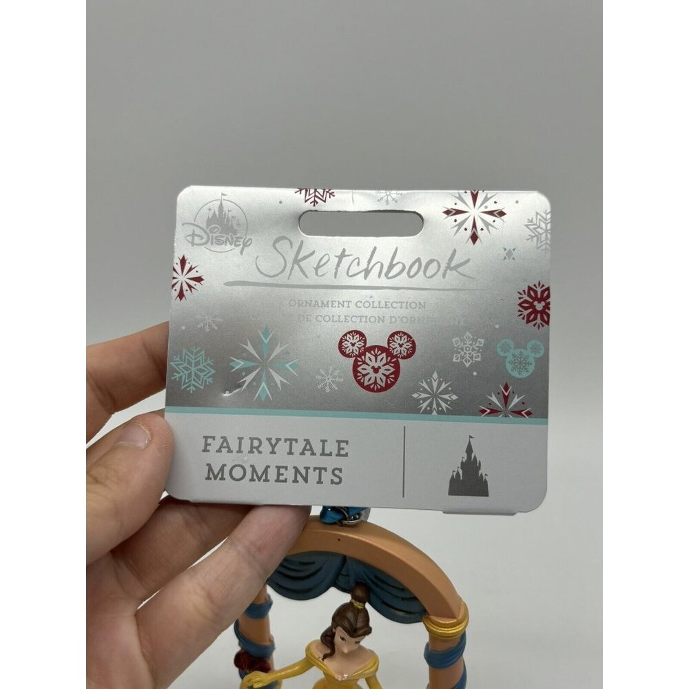 Disney Belle Fairytale Moments Sketchbook Ornament Beauty & The Beast Christmas - Picture 7 of 7